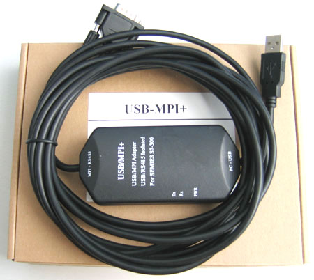 USB/MPI+ 西门子S7300/400 PLC编程适配器电缆