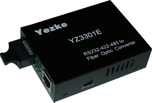 RS-232/422/485至单模光纤转换器