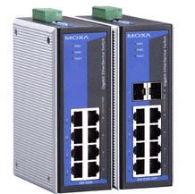 MOXA EDS-G308-2SFP-T 代理 千兆交换机