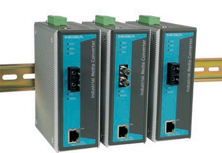 MOXA IMC-101-S-SC-80-T 代理 光电转换器M