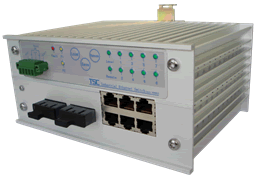 TSC Carat5008系列即插即用型工业冗余环网交换机