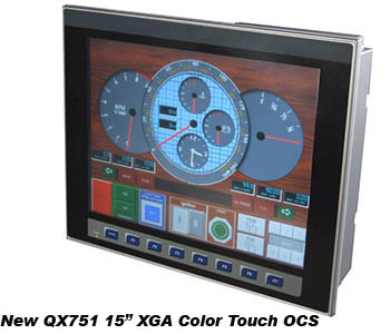 QX彩色触摸式OCS系列控制器------QX751