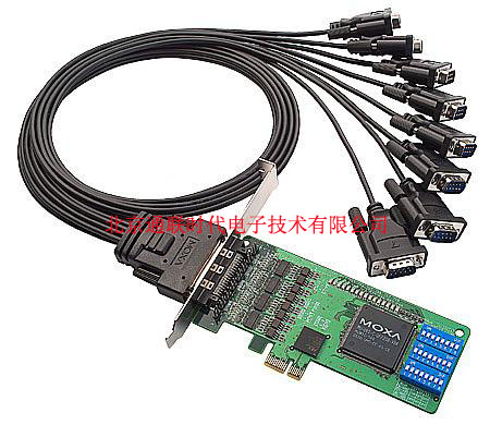 MOXA CP-118EL 8串口RS-232/422/485 PCI Express聪明型多串口卡