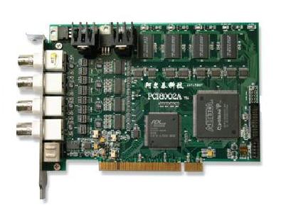 阿尔泰PCI8002A 示波器功能卡（ 4路同步 12位 每路40M 每路512K字RAM；数字量 8路DI 8路DO ）