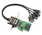 多串口卡 摩莎MOXA CP-104EL 4串口RS-232串口卡
