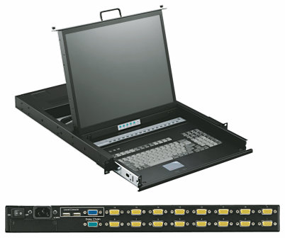 瑞旺kvm 军工级SMK990 Combo USB PS/2 键盘/鼠标