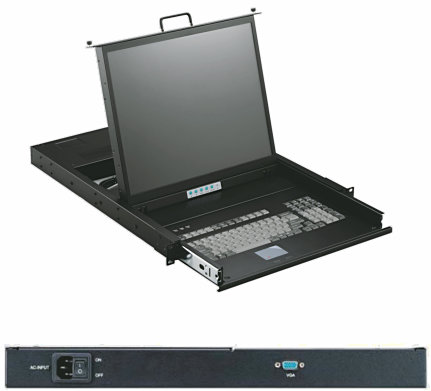 瑞旺 KVM 军工级 SMK920 1U机架式液晶套件