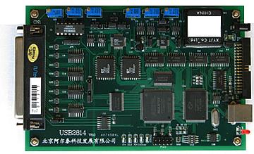 阿尔泰USB2814数据采集卡（32路16位250K带缓存，带DA\DIO计数器）