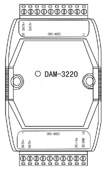 阿尔泰DAM-3220模块（隔离RS-485中继模块）