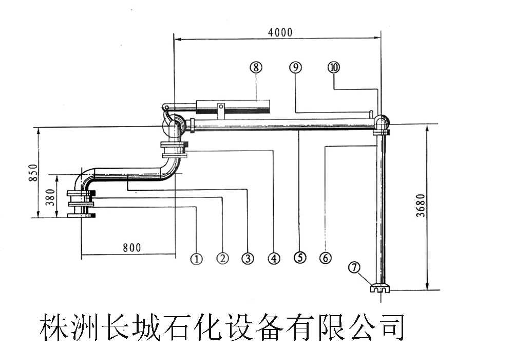 火车装卸鹤管