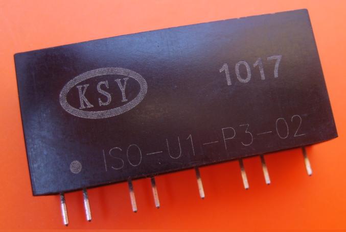 ISO U2-P1-O1 0-10V/4-20MA 24V隔离放大器 电源模块 DC-DC