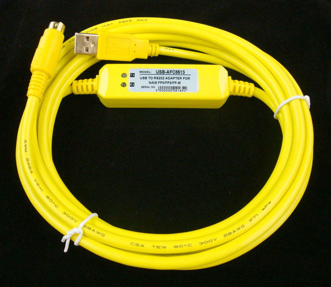选用英国FIDI原装转换芯片松下PLC编程电缆USB-AFC8513