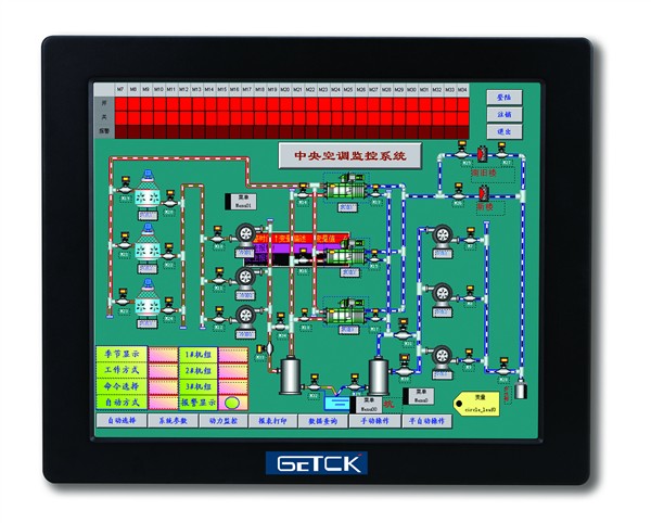 工业平板电脑Getck-150TC-ATOM-1G-160G，4G电子硬盘正版XP系统