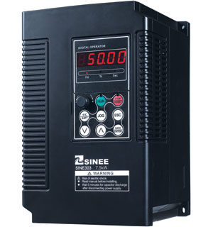 注塑机上常配型变频器正弦SINE303-055G/075P
