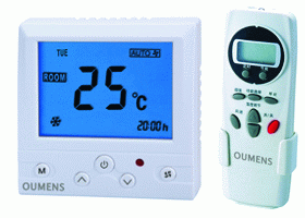 遥控风机盘管温控器,遥控房间温控器,盘管温控器,欧门氏MSTC3Y遥控风机盘管温控器