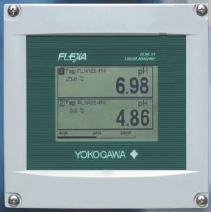 横河Yokogawa两线制PH计ORP计电导率仪溶氧仪FLXA21