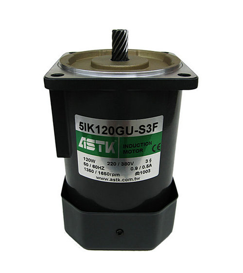 ASTK三相减速电机，5IK120GU-S3F