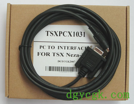 施耐德TSX Neza和Twido系列PLC编程电缆，TSXPCX1031