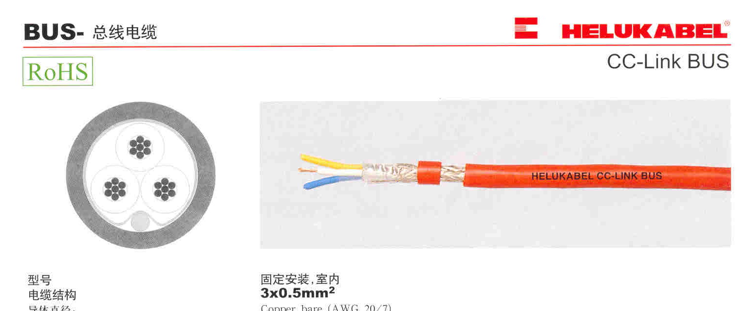 德国和柔CC-LINK BUS电缆