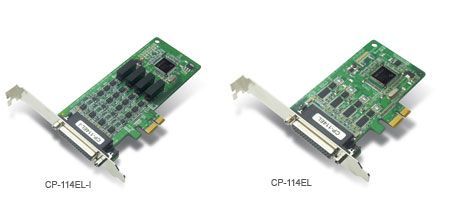 MOXA CP-114EL/EL-I 带2 KV光隔保护的4串口RS-232/422/485聪明型多串口卡