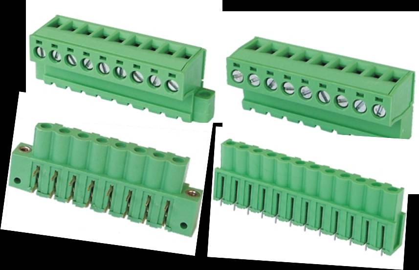 插拔式接线端子的反向插头和反向插座
