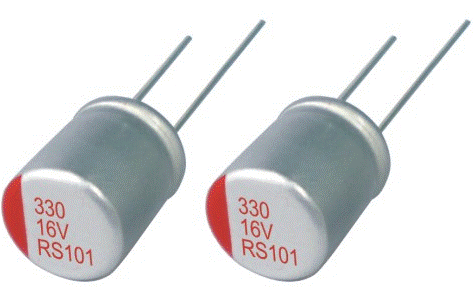 16-25V 超低阻抗耐高电压和大纹波电流固态电容器-RS系列