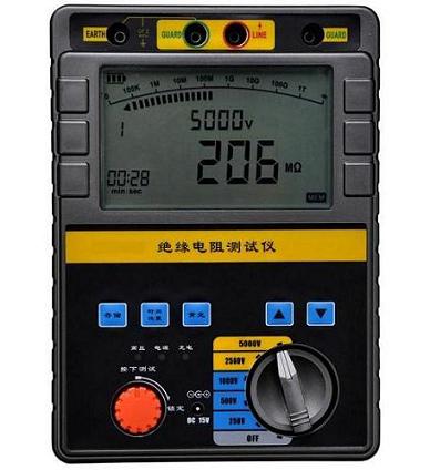 5000V数字高压绝缘电阻测试仪