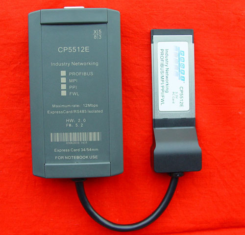 笔记本电脑ExpressCard接口的PROFIBUS工业现场总线通讯卡CP5512卡