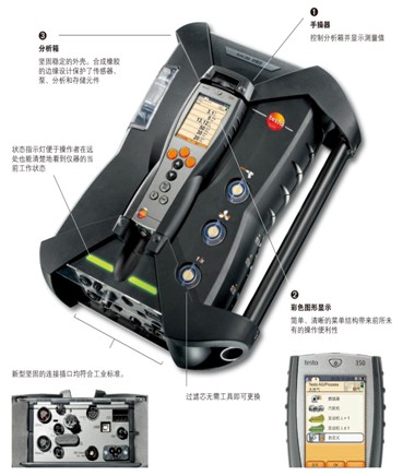 testo 350加强型烟气分析仪