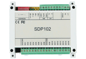腾控科技 SDP102 16路DO高性能PROFIBUS－DP从站IO模块