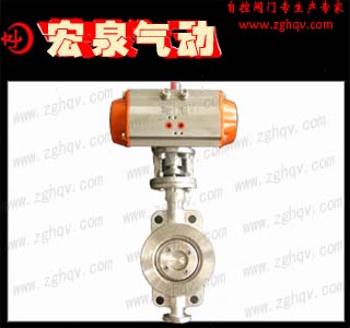 D643H气动硬密封蝶阀