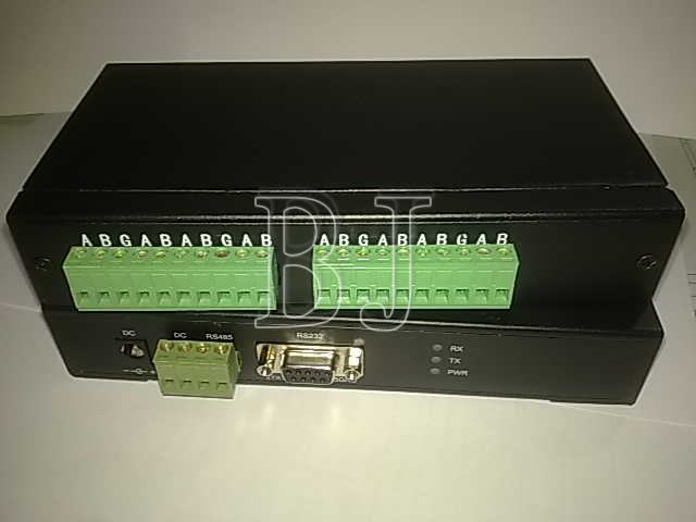 工业级RS-232/422/485至四路RS422/485光电隔离型集线器（HUB）