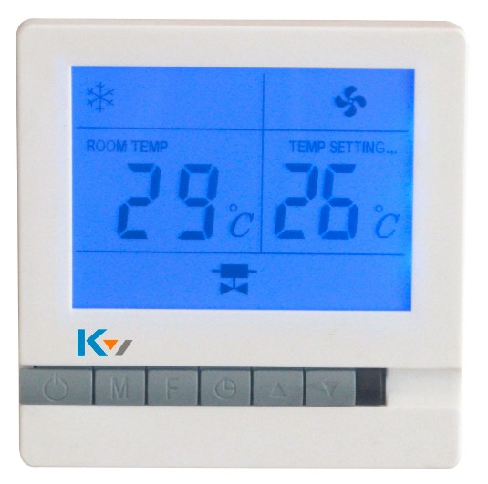高档液晶温控器，数字液晶温控器，中央空调温控器