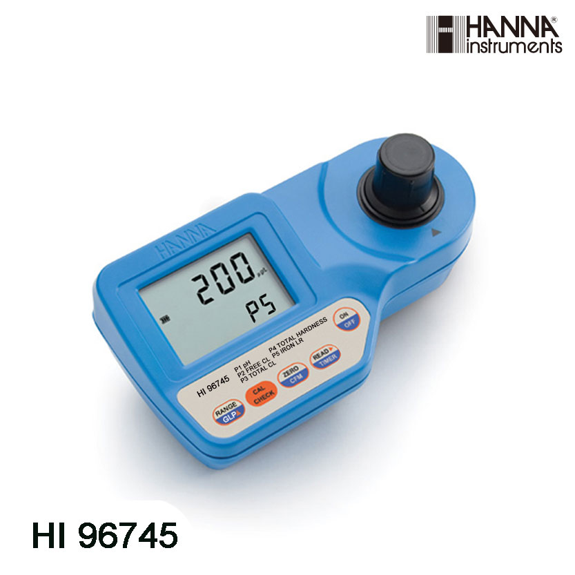 HI96101余氯总氯、酸度、溴、碘、氰尿酸、铁七合一测定仪