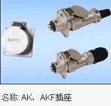 AK、AKF方形自动保护盖插座