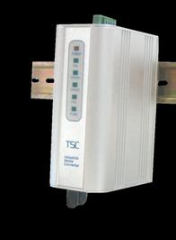 TSC MC210卡轨式工业级光电收发器
