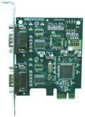 PCI-E串口卡转RS232,2口多串口卡