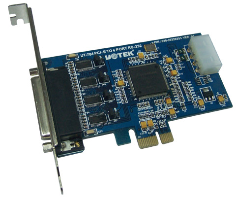 PCI-E转4口RS-232工业级多串口卡