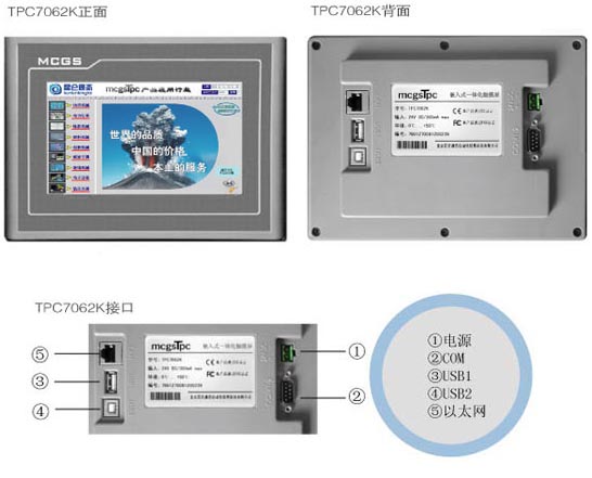 昆仑通态触摸屏TPC7062K