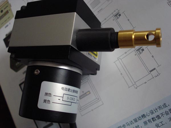 LS-XF04脉冲信号拉线位移传感器，拉线编码器，小体积0-1500mm数字信号拉绳位移传感器
