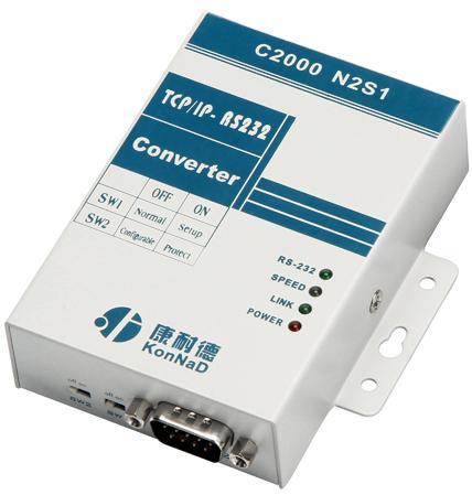 串口服务器，RJ45转RS232，232转TCP/IP