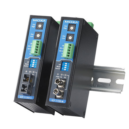 MOXA  工业级串口转光纤转换器 ICF-1150 系列