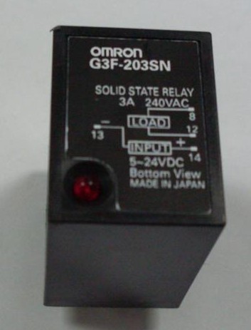 欧姆龙固态继电器G3F-203SN DC5-24V
