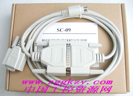 串口和USB接口的三菱PLC/触摸屏/伺服编程电缆