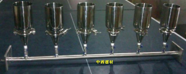六联全不锈钢溶液过滤器，实验室过滤器，薄膜过滤器，不锈钢过滤器，普通型，带泵和集液瓶，MT02-6