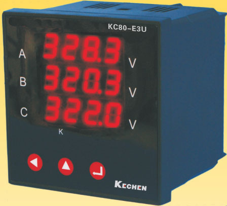 KC80-E3U三相智能数显电力电压测量仪表