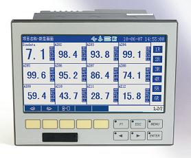 蓝色宽屏无纸记录仪GF-A800系列 7寸蓝屏超薄型 最佳选择