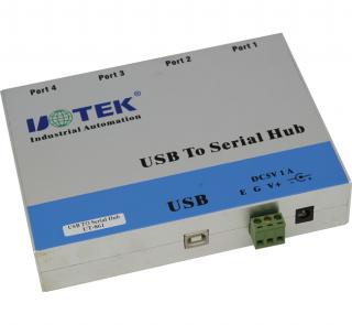 UT-861、USB2.0 到四口(RS485/422)高速光电隔离转换器