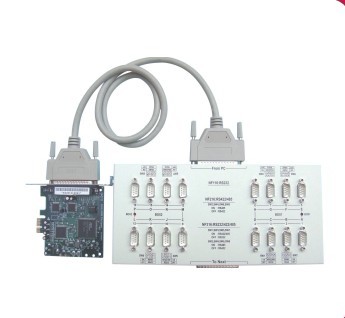 PCI-e串口通讯卡，一个PCI-e总线支持16个485串口