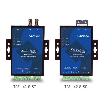 MOXA重庆代理MOXA昆明代理TCF-142 系列RS-232/422/485转光纤转换器